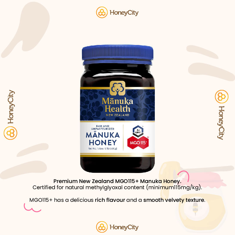 Manuka Health Honey Blend MGO 115+ 500g (UMF 6+)